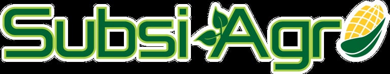 SubskiAgro logo in green text with yellow corn cob icon on the right